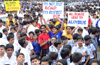 Aloysians  take out huge protest march against renaming of road